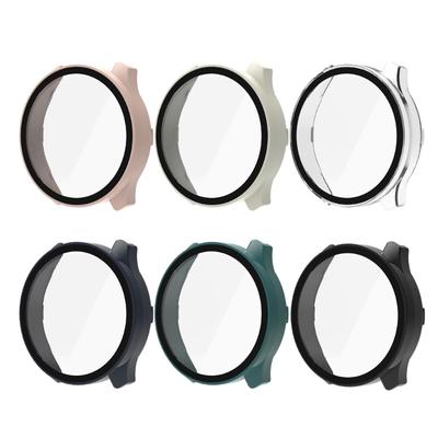 Coque Protectrice Anti-rayures + Protecteur d'Écran Compatible pour Move Trend Cover avec Film en Verre Montre Connectée