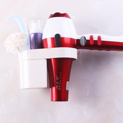 Self-adhesive Rack for Hair Dryer StorageHanging Rack for Sorting and Shelving No-drilling Hair Dryer Storage