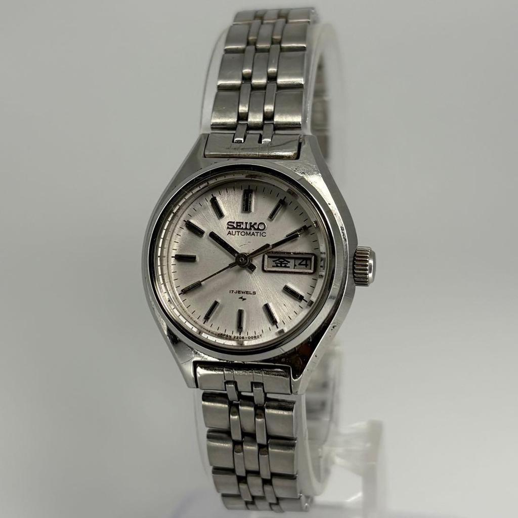 Used SEIKO 2206-0480 Automatic watch made in 1975 with genuine bracelet