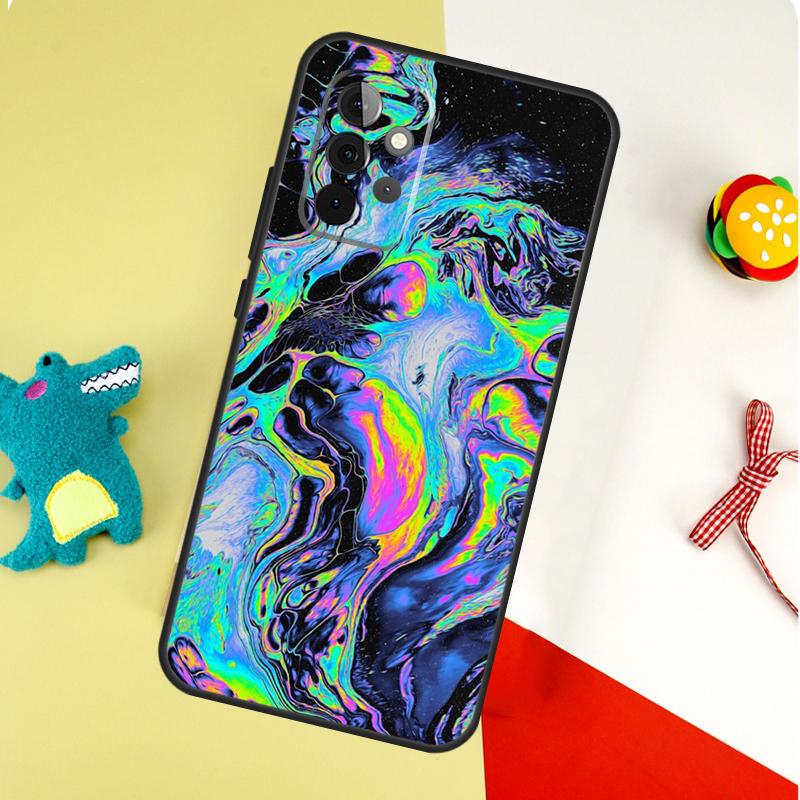 Psychedelic trippy abstract art For Samsung Galaxy A54 A34 A14 A55 A35 A15 A53 A33 A13 A05 A06 A16 A22 A32 A52 Phone Case