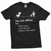 Camisa Engraçada Masculina Camisa do Jogo Offline do Google Camisetas Engraçadas de Jogos Para Ele