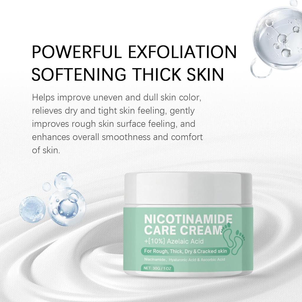 AMZ Nicotinamide Foot Care Cream Moisturizing, Softening, and Elasticizing for Daily Hydration and Smoothness of the Feet.