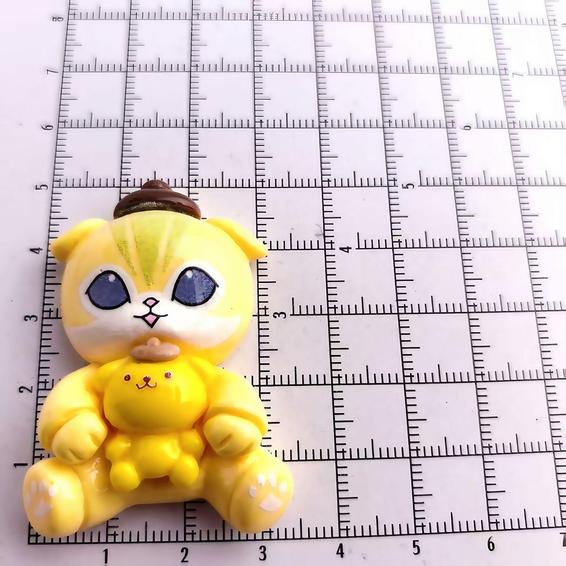 Cartoon Cat Cosplay Sanrio Resin Accessories DIY Phone Strap Keychain Large Card