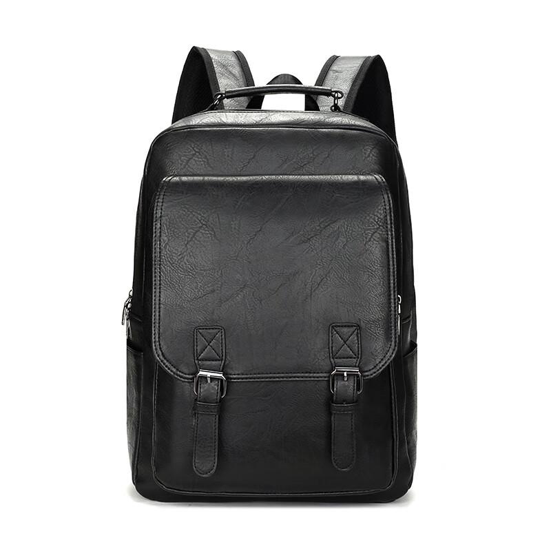 Men s PU Laptop Backpack