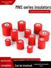 Red Cylindrical Insulating Post MNS - New Energy, Diameter Options: 20/30/40/50/60