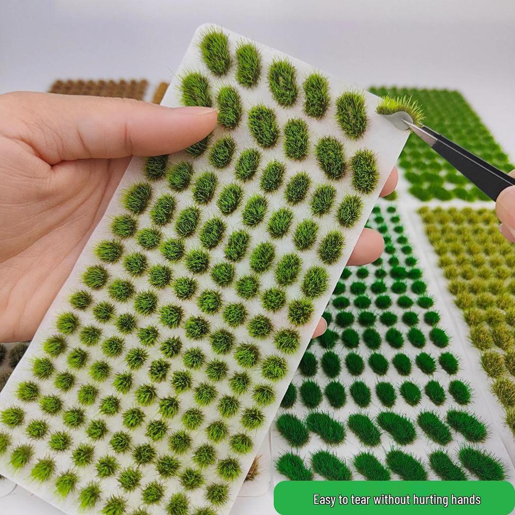 5mm Model Train Static Grass Tufts for DIY Miniature Landscape Scenes