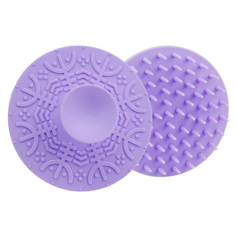 Oracle Bone Silicone Scalp Shampoo Brush - Soft Bristles, Suction Cup Handle, Massage & Cleaning Brush for Showers