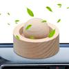 Car Essential Oil Diffuser-Made Of Wood Mini Cute Natural Fragrance Diffuser Suitable Desk Decoration For Home Office Bedroom