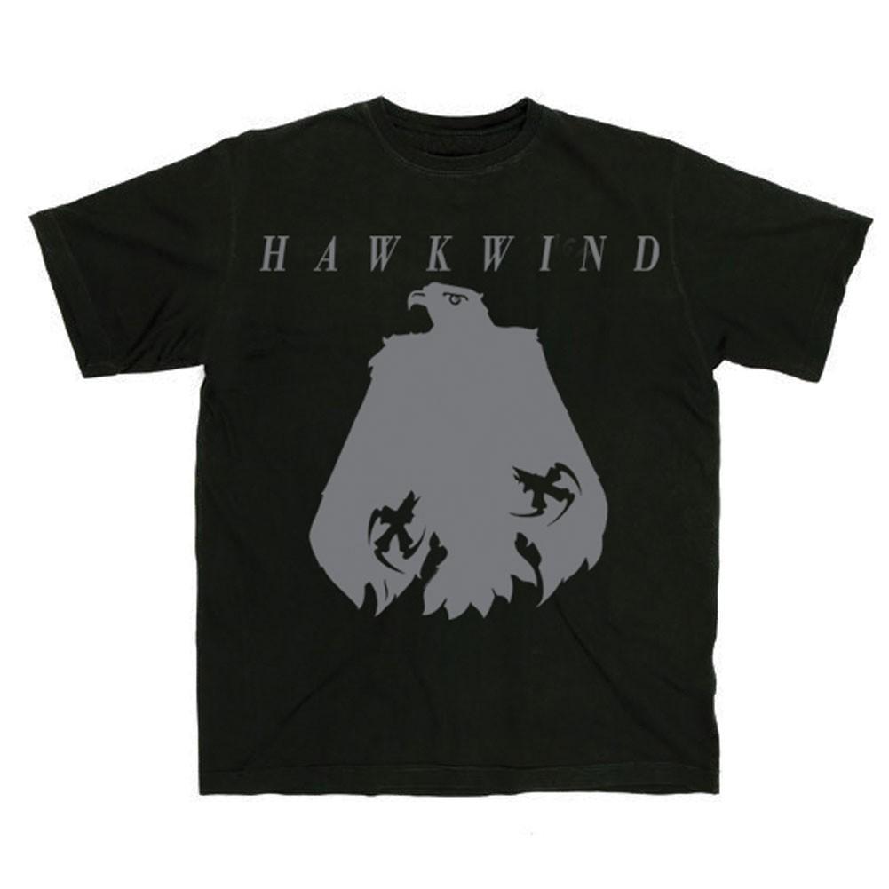 Men's Hawkwind Eagle T-Shirt Mens Womens Tees Top Black