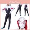 Vibrant Spider-man Into The Spider-verse Gwen Stacy Kids Costume Jumpsuit For Playful Adventures