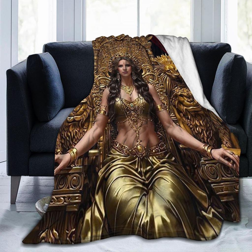 Goddess Blankets Fleece Sofa Throw Blanket Warm for Couch Bedding Travel Throws Bedspread Quilt