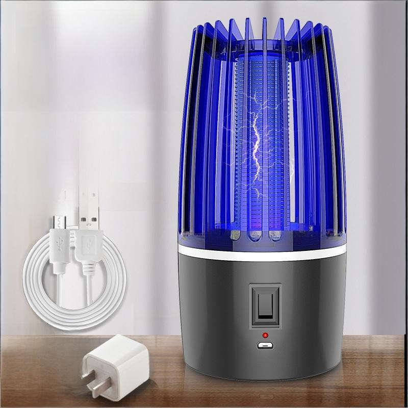 Electric Mosquito Killer Lamp With Usb Rechargeable And Night Light For Indoor Outdoor Use