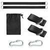Heavy Duty Tree Swing Hanging Straps with 2200LB Capacity Industrial Nylon and Stainless Steel Carabiners for Easy Outdoor Setup