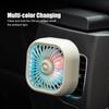 Adjustable Car Air Outlet Fan Colorful Lighting Mini Air Conditioner  Car Interior