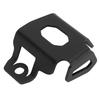 Motorcycle Rear Brake Fluid Reservoir Guard Aluminum Alloy Cover Replacement for NINJA 250 300 400 650Black