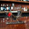 Metal Cocktail Bottle Stand Beverage Display Rack for Wine Champagne