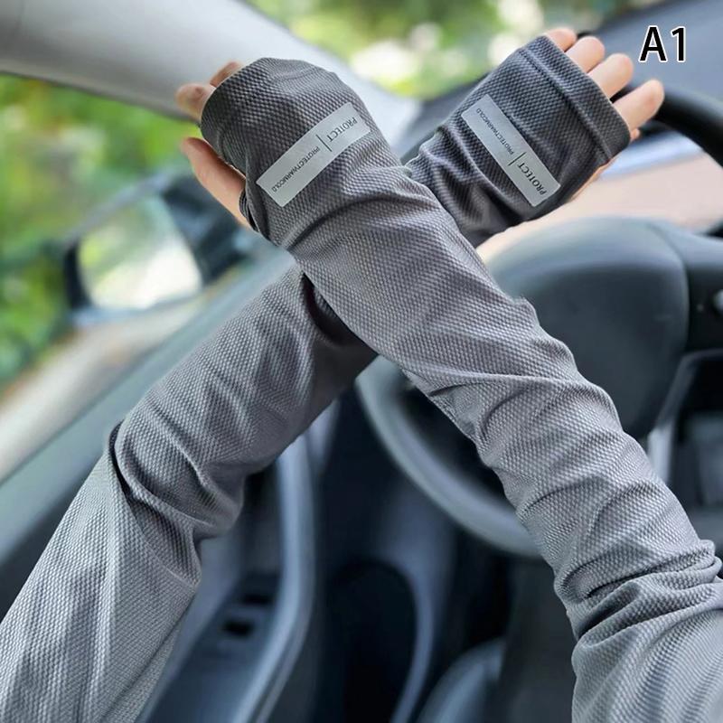 Unisex Cooling Arm Sleeves Hand Protector Cover Sun Protection Sleeve Scarf