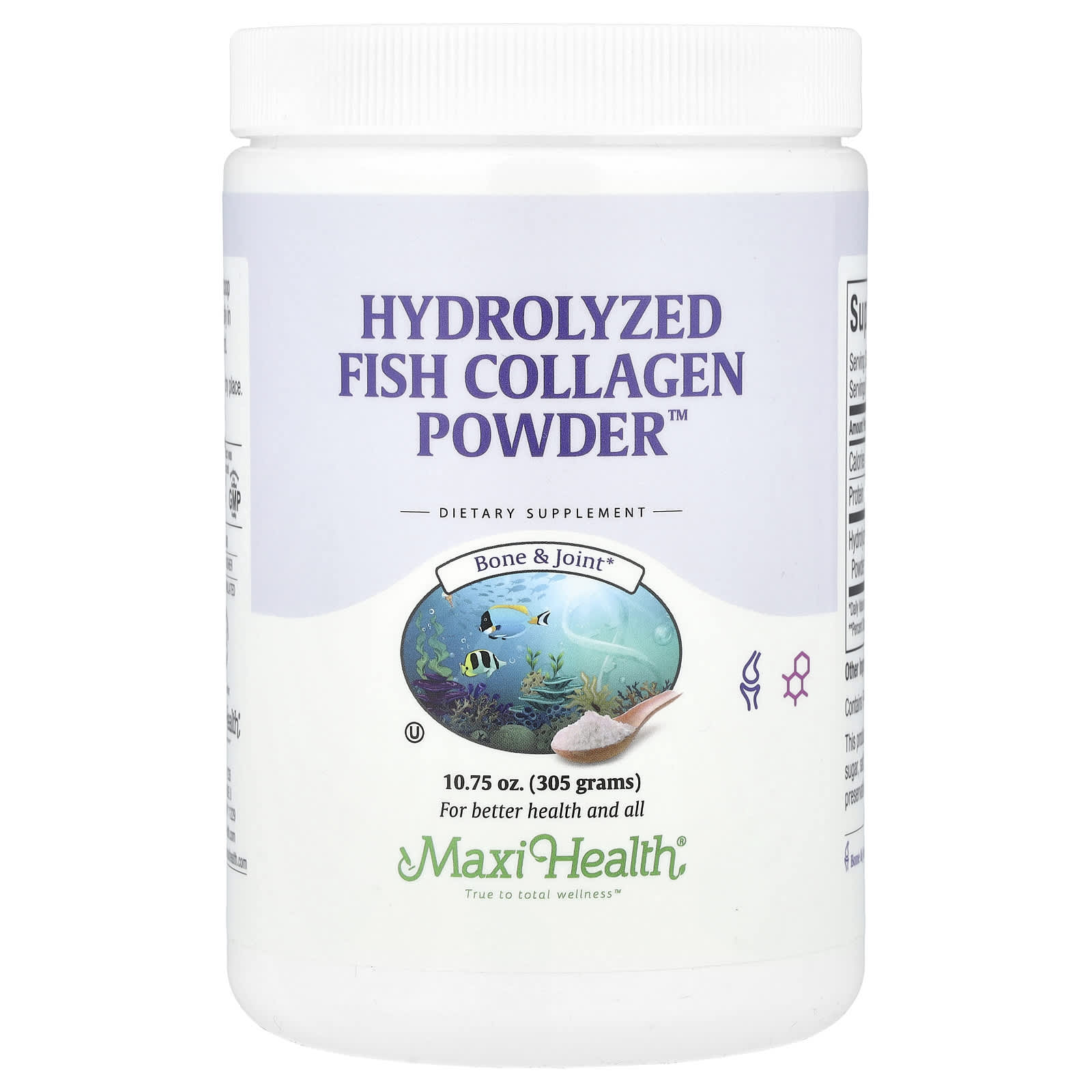 

Hydrolyzed, Fresh Collagen Powder™, 305G(10.75Oz)