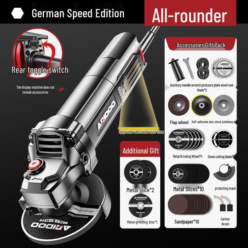 Multifunctional Angle Grinder: Small Household Polisher & Cutting Tool