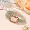 Gedi Minimalist Rectangular Women’s Watch – Retro Korean Style Quartz for Students