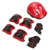 Kinder Fahrrad Helm Set Sport Schutz Getriebe Einstellbare Knie Pads Ellenbogen Pads Handgelenk