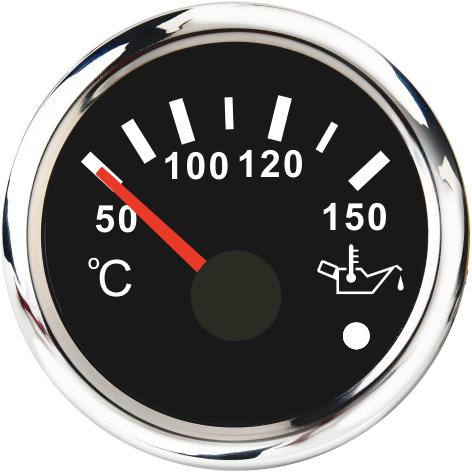 Car Marine Boat Boost Alarm Gauge 2‘’ 52mm Oil Pressure Meter Water Level Fuel Temperature 12V 24V Voltmeter Accessories Meter