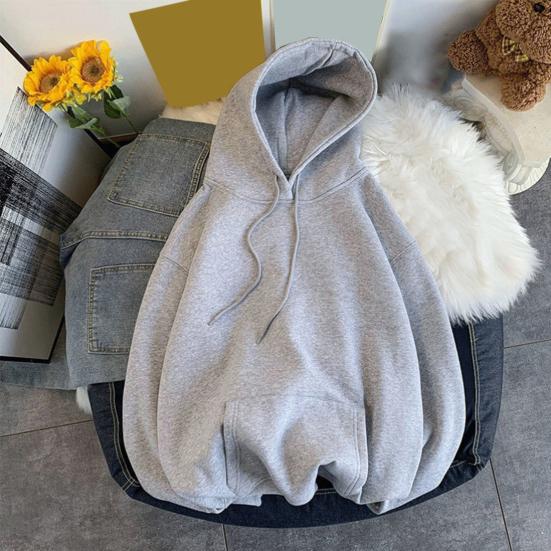 2-teiliges Sportanzug-Set für Herren, langärmelig, mit Kapuze und Kordelzug, große Taschen, einfarbiges Jogginghosen-Set, vielseitige Sportbekleidung