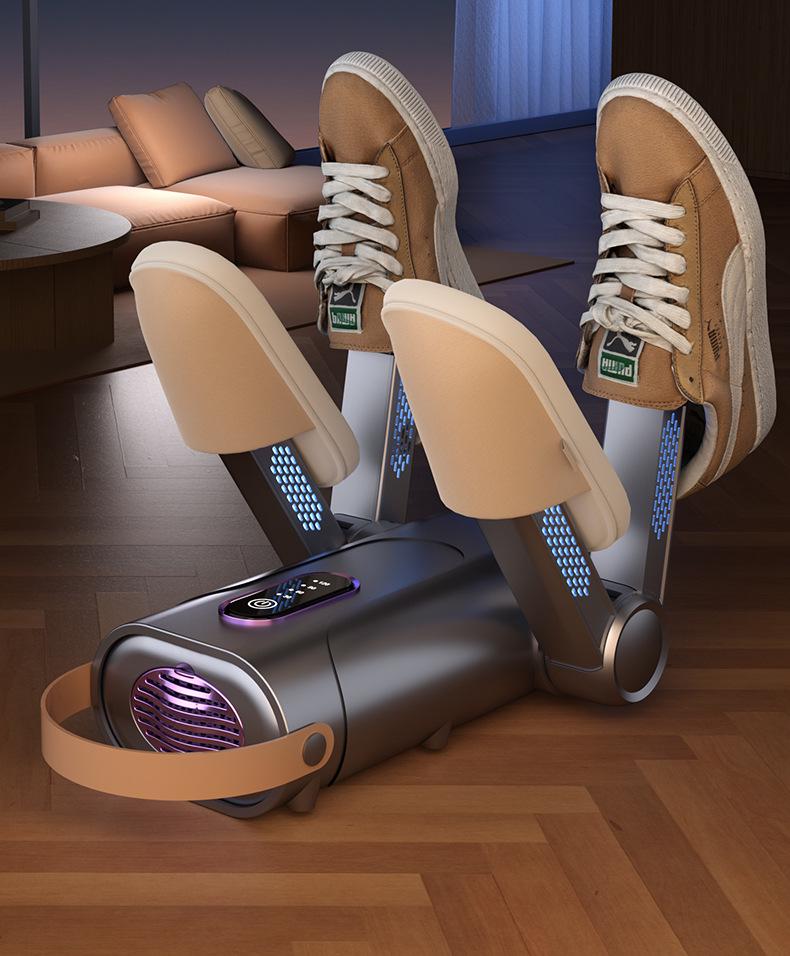 Portable Automatic Shoe Dryer & Deodorizer - Compact, Foldable, Quick-Drying Sterilizer for Home Use