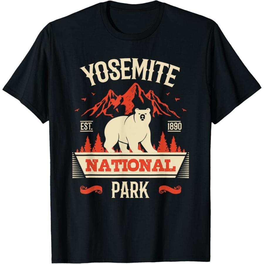 Yosemite National Park Vintage Gift T-Shirt(2) S