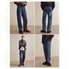 GIORDANO Herren Vintage Gewaschene Lockere Gerade Jeans