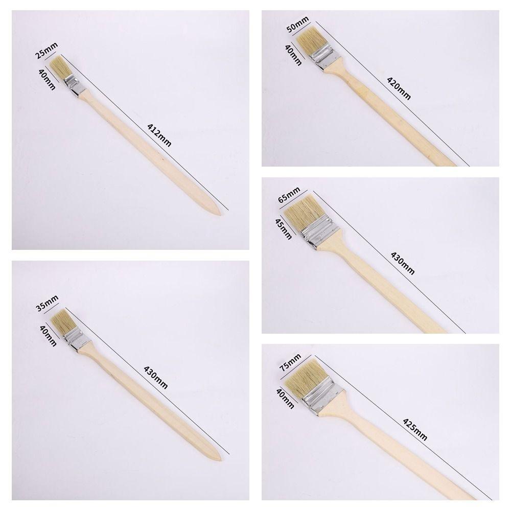 Mixed Pig Mane Hair Elbow Paint Brush Long Handle Elbow Universal Bristle Brush  Painting
