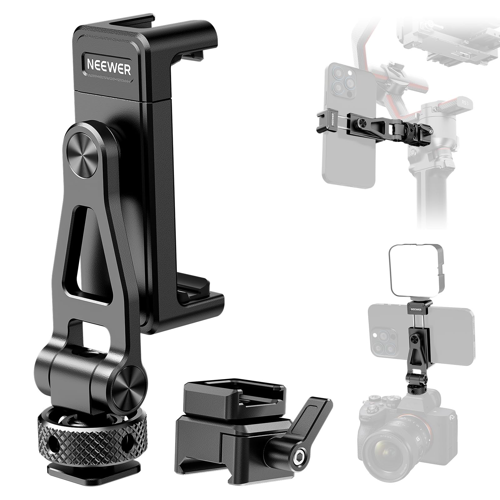 

[NEEWER] GA010 Smartphone Mount for Gimbal - camera accessory
