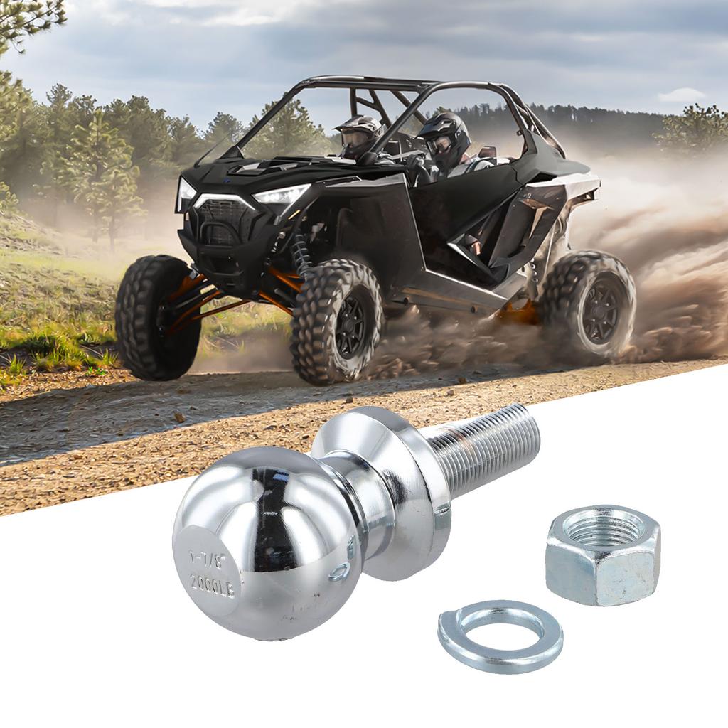 Load Capacity Hitch Connecting Trailer Joint 1-7 8 Inches Ball Head Easy Install Towing Accessory Rust-Resistant Feature