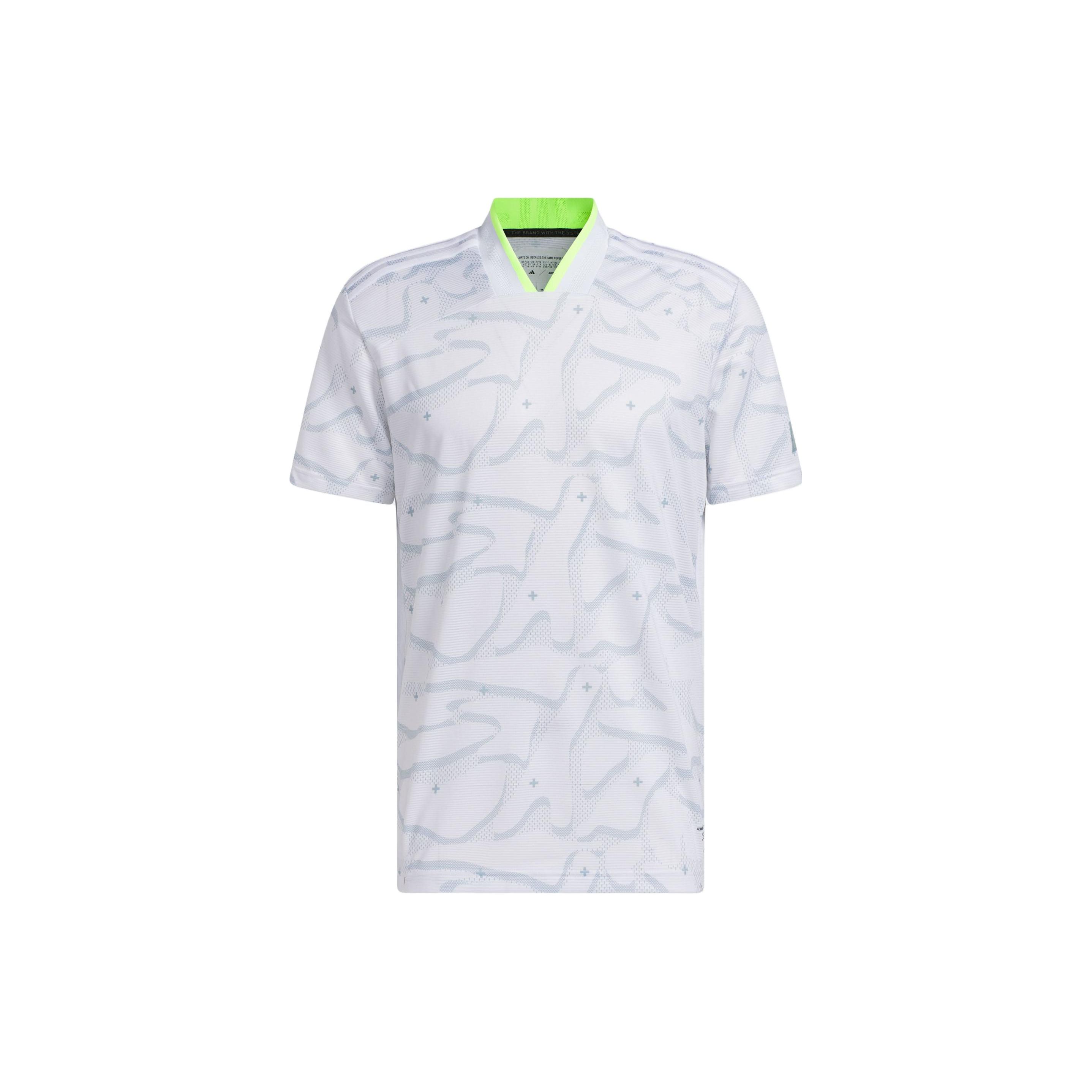 Adidas Adicross Heat.Rdy Polo Shirt Pattern Print Golf Short Sleeve Polo Men tops White IB1964 XL