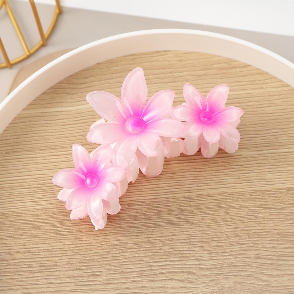 1pc Novelty Candy-colored Flower Hair Clip, Egg Flower Hair Claw, Updo Shark Clip Hair Decoration