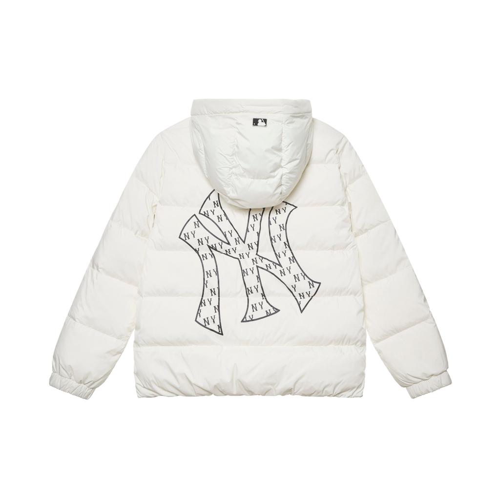 New MLB New York Yankees Down Jacket Unisex Cream 7ADJM0146-50CRS