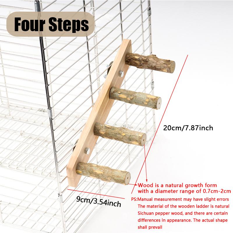 Interactive Wooden Scale for Pets, 1 Piece, Parrot Toy, Hamster Cage, Fun Grinding Stick, Climbing Toy, Bird Accessories