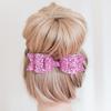 2024 Cute Fashion Alloy Sequins Big Bow Hairpin Shine Jewelry Hair Accessories for Girl Party Gift