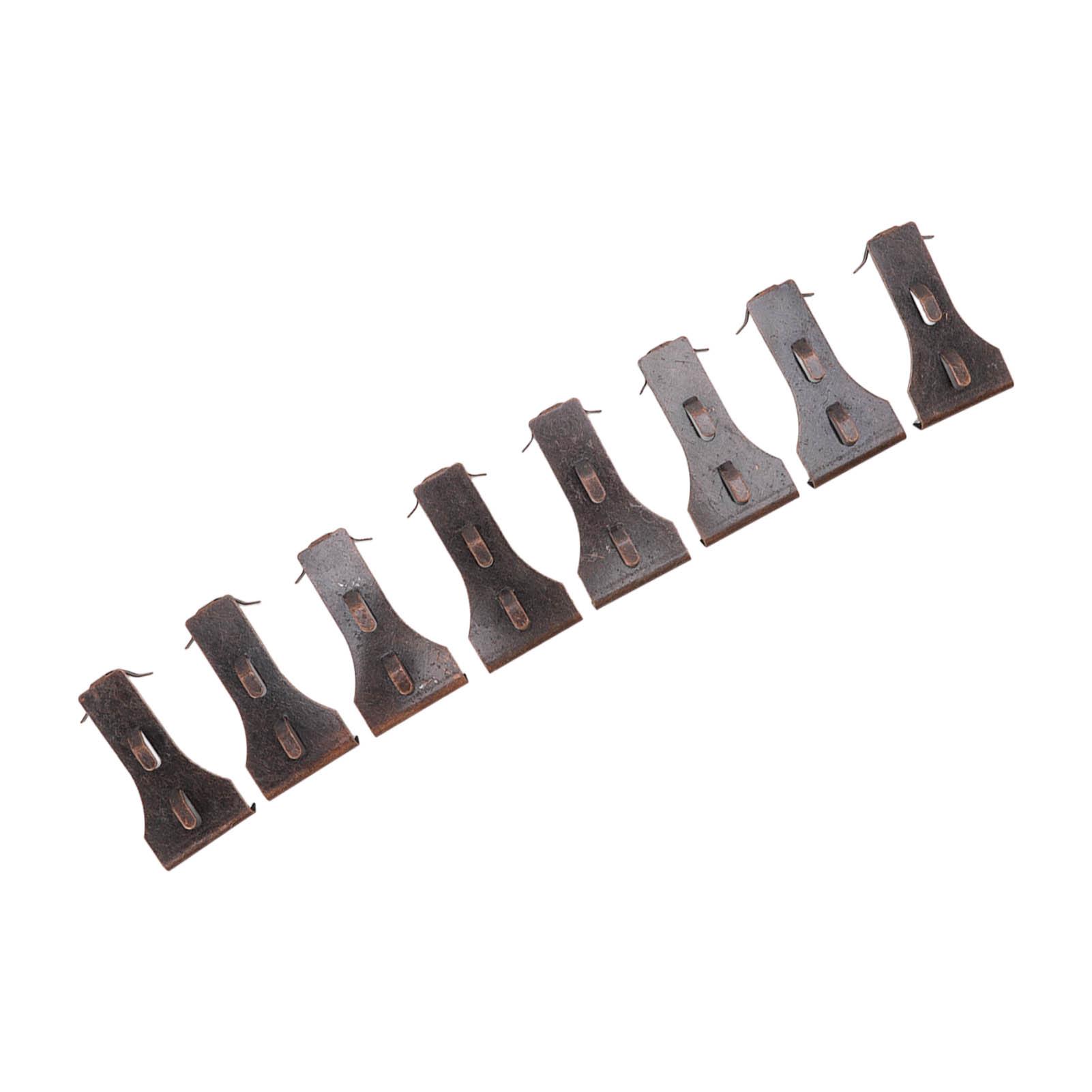 

8Pcs Brick Hook Clips Steel Brick Hanger Fits Standard Size Bricks 2 1 4 Inch to 2 3 8 Inch in Height