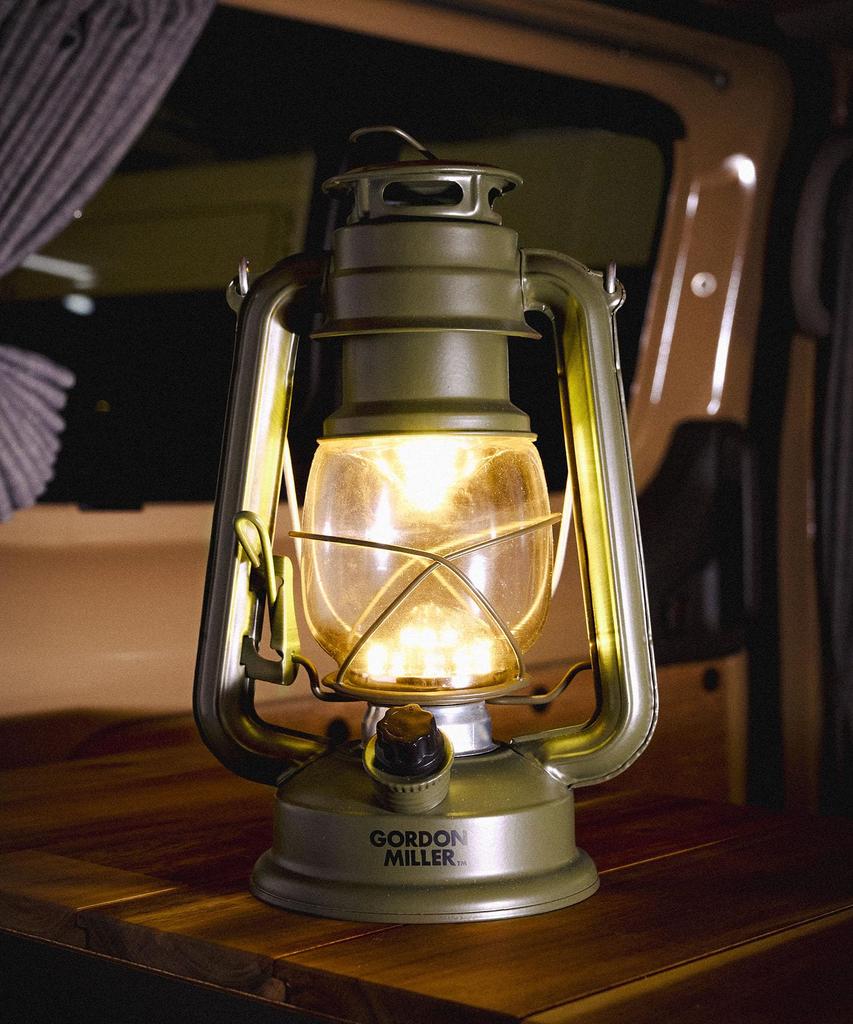 GORDON MILLER LED-Laterne, Olivgrün, 31786