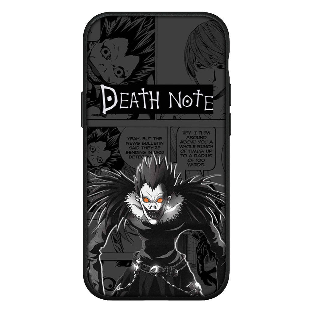 

Чехол для iPhone 17 16 15 Xiaomi Poco Redmi Note 14 13 12 Pro Max 9 16e Samsung Galaxy S25 S24 S23 OPPO Huawei Мультяшный Тетрадь смерти L Lawliet Чехол для телефона for Samsung Galaxy S25 Plus
