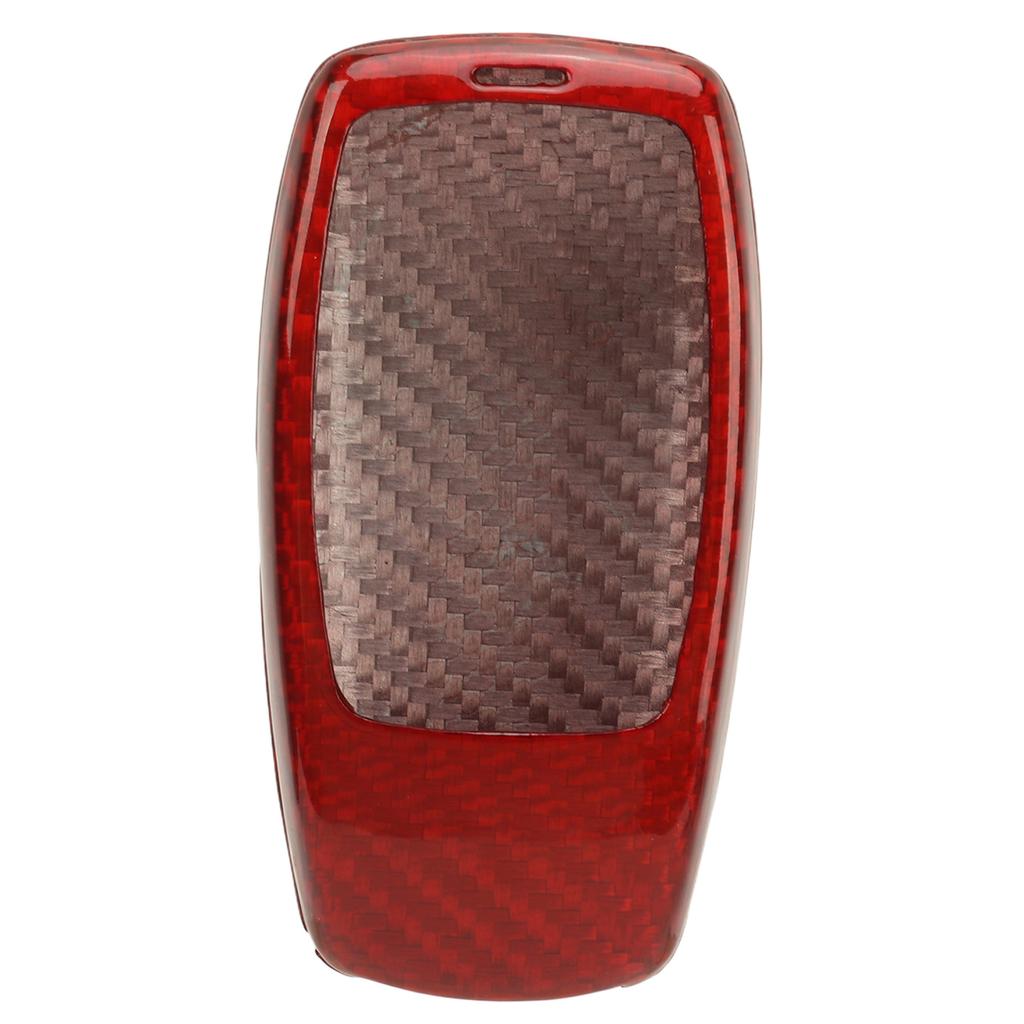 Key Fob Cover Carbon   Comfortable Touch Fade Proof Replacement for   E‑class S‑class