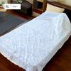 Single Towel Blanket Cotton Made In Jacquard 140 X 190 Lily Made In Durable Perfect for Summer Compressed [100% Japan] Weave, Cm, Pattern, Blue,