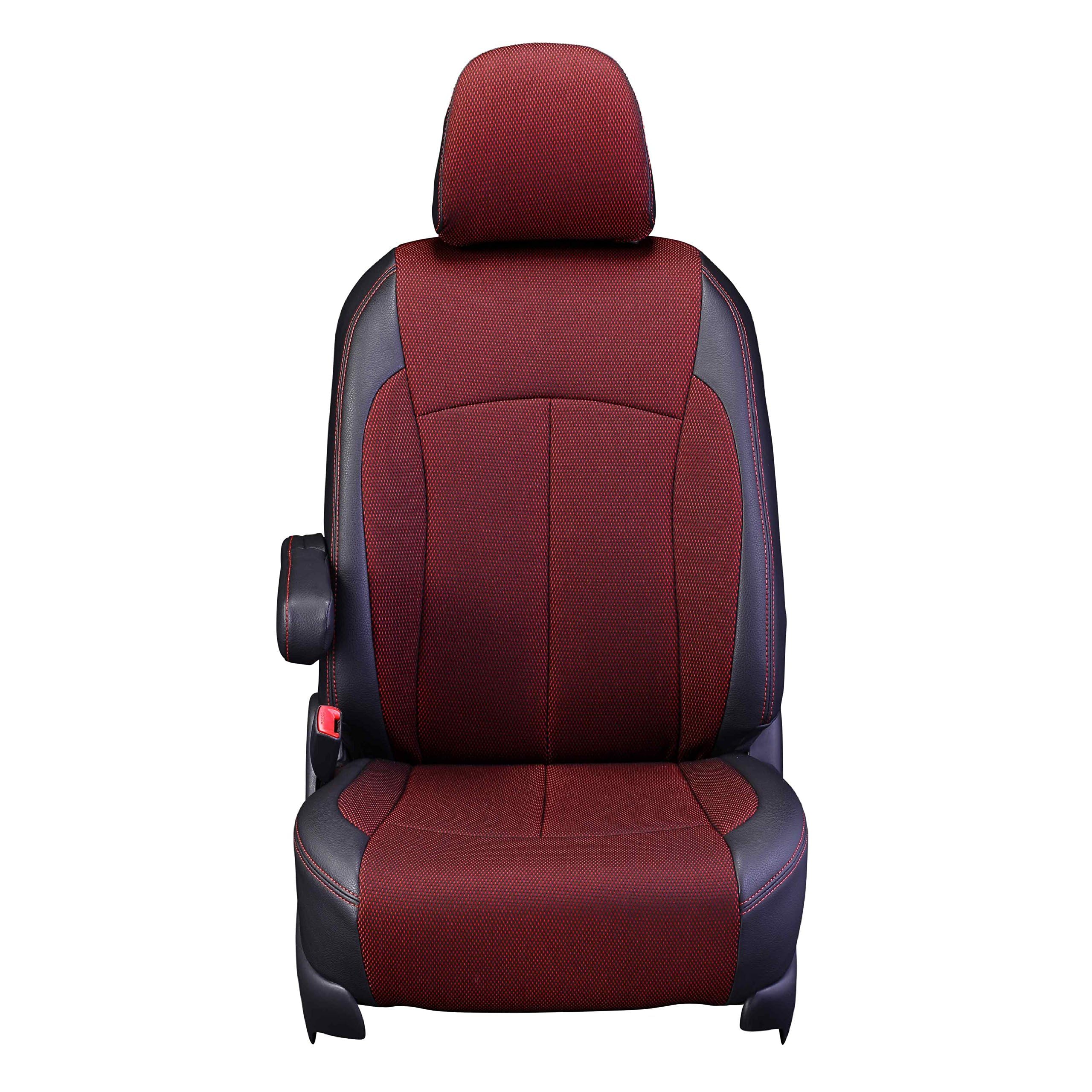 

Clazzio Seat Covers for Harrier 60 Series Clazzio Cross Red x Black ET-0178 [12WTB0178KA]