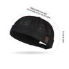 Outdoor Sport Cap Breathable Mesh Melon Hip-Hop Hat Fashion Summer Adjustable Ultra-Light Brimless Cycling Docker Beanies
