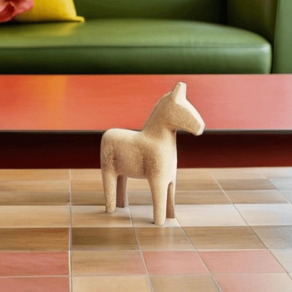 DIY Drawing Wooden Horse Handmade Blank Animal Figurine Painting Horse Figure Festive Event