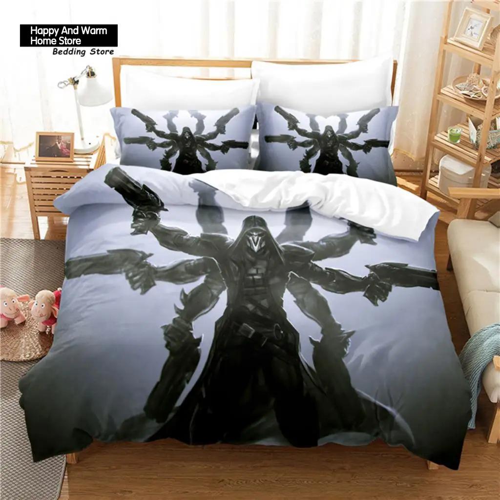 Cartoon Girl Boys Bedding Set, Girls Duvet Cover Set, 3d Bedding, Digital Printing Queen Size Bedding Set, Fashion Design