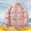 Winter Teen Trend Padded Coat Thickened Couple Versatile Solid Color Padded Jacket