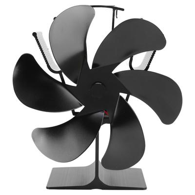 6 Flügel Wärmegetriebener Ofenventilator Selbststartend Hochtemperaturbeständig Kaminventilator LT385 4