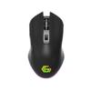 EnerGenie Firebolt Souris Gaming Sans Fil Rechargeable RGB, Noire - Récepteur Nano USB, Rétroéclairage Multicolore, DPI Ajustable